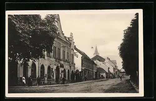 AK Lisov, Strassenpartie im Ortskern