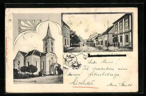 AK Lisov, Kostel, Ulice
