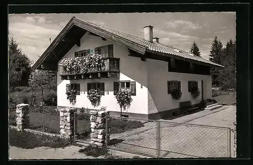 AK Anger-Hadermarkt bei Bad Reichenhall, Gasthaus Haus Josef Mayer