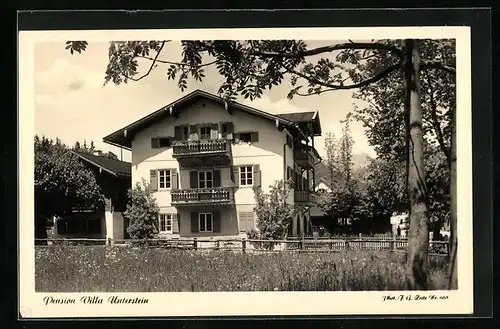 AK Berchtesgaden, Gasthaus Villa Unterstein