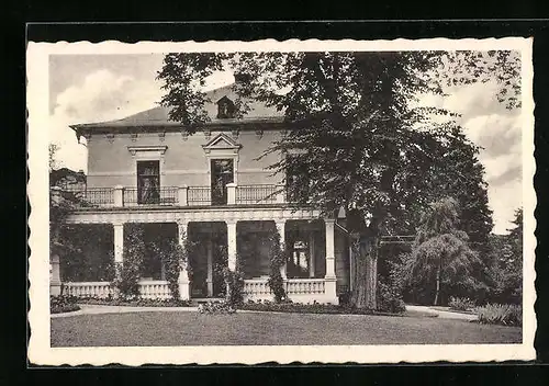 AK Oberbrügge, Hotel mit mit Garten