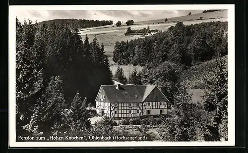 AK Ohlenbach /Hochsauerland, Hotel Pension zum Hohen Knochen