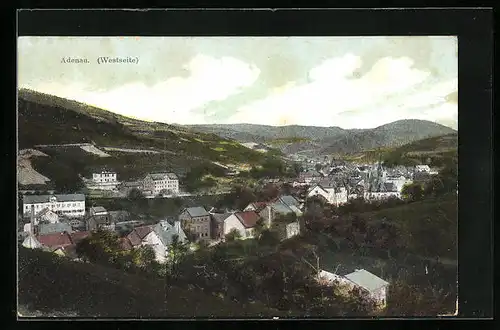 AK Adenau, Ortsansicht Westseite