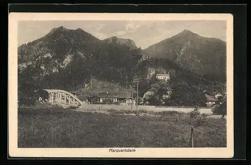 AK Marquartstein, Brücke am Tiroler Achen