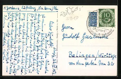 AK Sinzig /Rhein-Ahr, Gesamtansicht, Markt, Kirchplatz