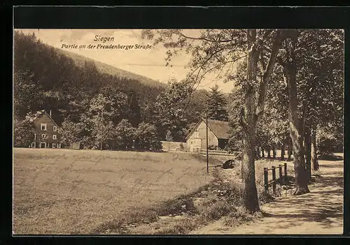 AK Siegen, Partie an der Freudenberger Strasse