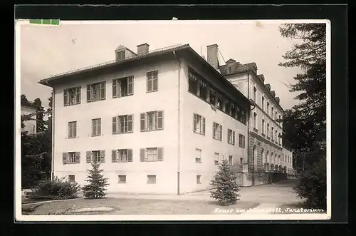 AK Schonstett, Teilansicht vom Sanatorium