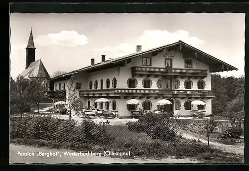 AK Westerbuchberg /Chiemgau, Gasthaus Pension Berghof