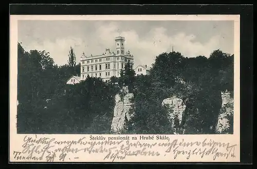 AK Hruba Skala, Stekluv pensionát