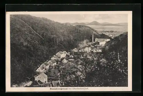 AK Oberleutensdorf / Litvinov, Rauschengrund, Panorama