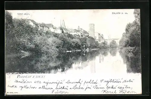 AK Laun / Louny, Celkovy pohled, Zamek