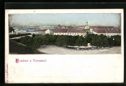 AK Theresienstadt / Terezin, Panorama