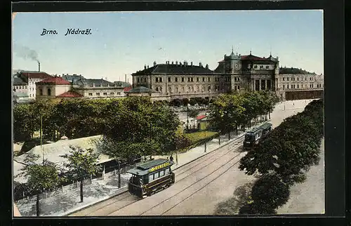 AK Brünn / Brno, Nádrazi