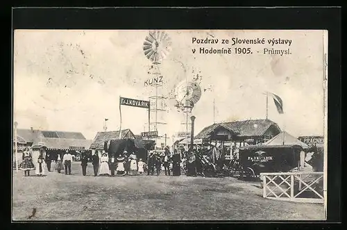 AK Göding / Hodonin, Slovenske vystava 1905, Prumysl, Ausstellung