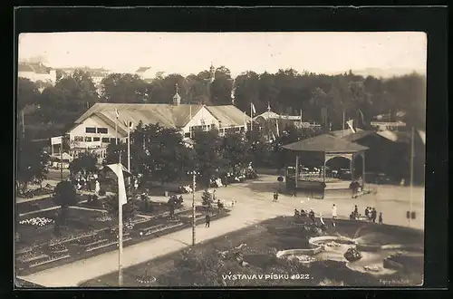 AK Pisek, Vystava1922, Ausstellung