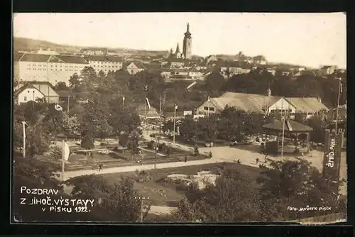 AK Pisek, Jihoc. Vystava 1922, Ausstellung