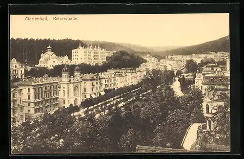 AK Marienbad, Synagoge an der Kaiserstrasse