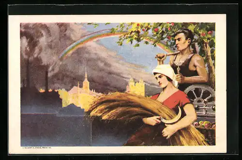 AK Adler Kosteletz / Kostelec nad Orlici, Krajinska Vystava 1935, Ausstellung