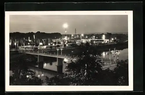 AK Prerov, Stredomoravska vystava 1936, Vcerni osvetleni