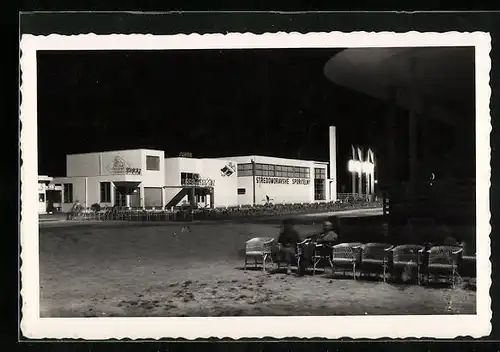 AK Prerov, Stredomoravska vystava 1936, Pavilony za noci