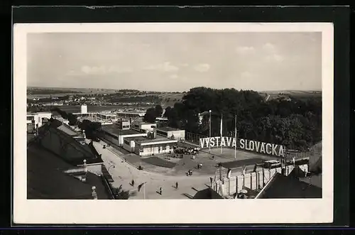AK Uh. Hradiste, Vystava Slovacka 1937, Panorama