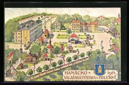 AK Holesov, Valasskavystava 1914, Panorama