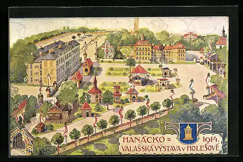 AK Holesov, Valasskavystava 1914, Ausstellung