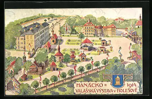 AK Holesov, Valasskavystava 1914, Ausstellung