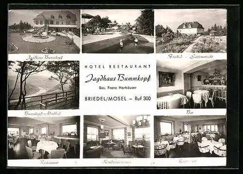 AK Briedel /Mosel, Hotel-Restaurant Jagdhaus Brummkopf, Almblick