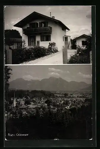 AK Prien /Chiemsee, Haus, Panorama