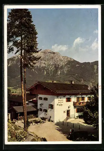 AK Bad Reichenhall /Obb., Berggasthaus Schrofen