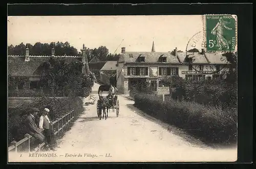 AK Rethondes, Entrée du Village