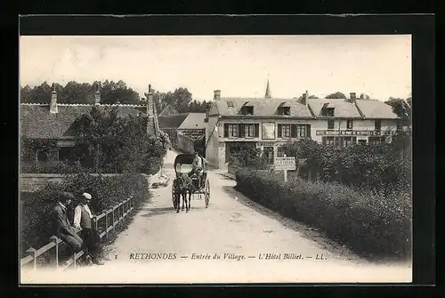 AK Rethondes, Entrée du Village, L`Hôtel Billiet