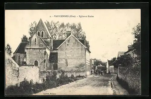 AK Vaumoise, Eglise et Ecoles