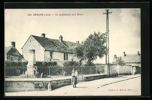 AK Sérans, Le Monument aux Morts