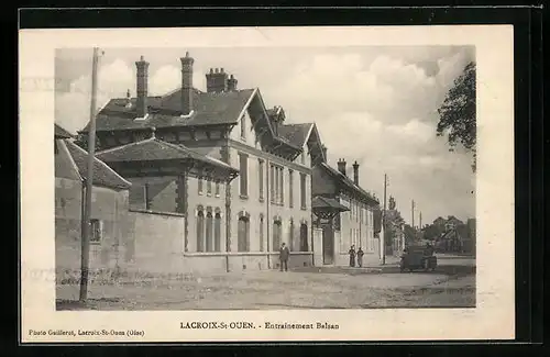 AK La Croix-St-Ouen, Entrainement Balsan