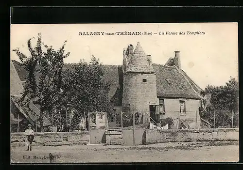 AK Balagny-sur-Thérain, La Ferme des Templiers