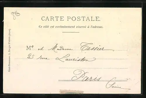 AK Chantilly, La Chasse à Courre Equipage, Avant la curée