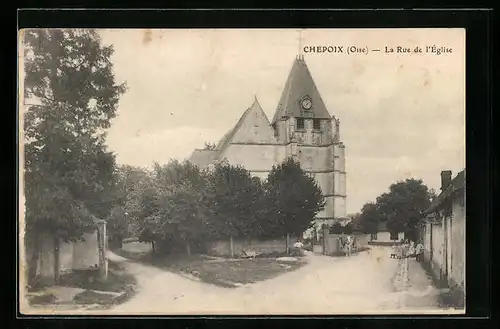 AK Chepoix, La Rue de l`Eglise