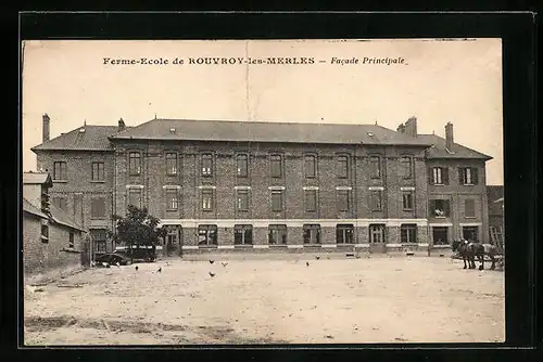 AK Rouvroy-les-Merles, Ferme-Ecole, Facade Principale