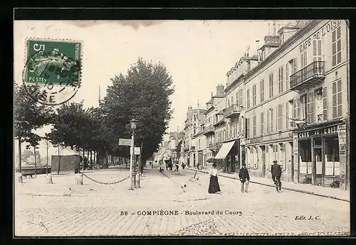 AK Compiegne, Boulevard du Cours