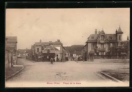 AK Mouy, Place de la Gare