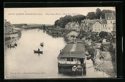 AK Pont-Sainte-Maxence, Place Saint-Pierre, Quai de la Pêcherie