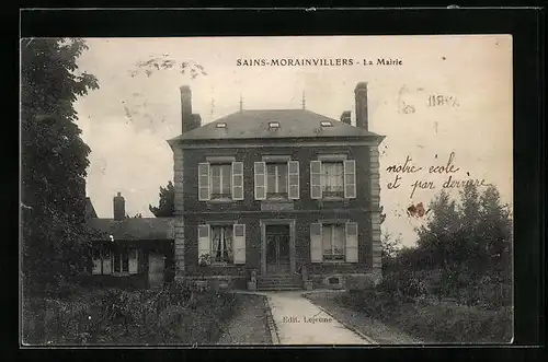 AK Sains-Morainvillers, La Mairie