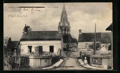 AK La Ferte-Milon, Pont et Eglise
