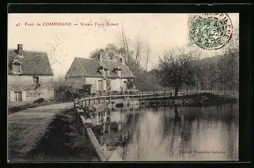 AK Vieux-Moulin, Forêt de Compiègne