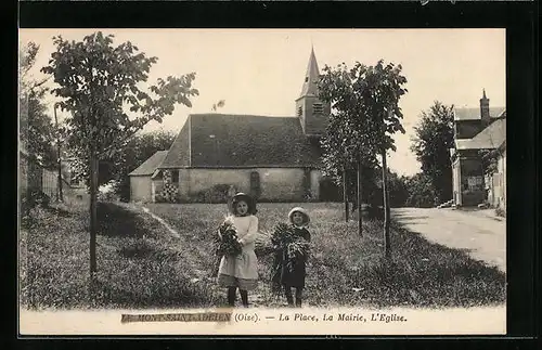 AK Mont-Saint-Adelen, La Place, La Mairie