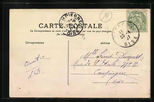 AK Cuvilly, Sortie de la Rue du Matz