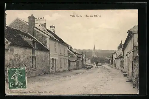 AK Verneuil, Rue des Tilleuls