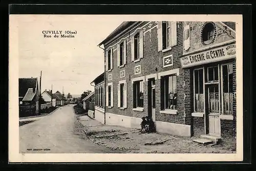AK Cuvilly, Rue du Moulin